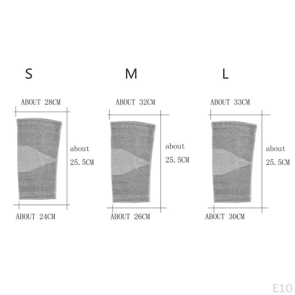 1 Paar, Kniebandagen aus Bambusfaser mit Unterstützung & Kompression, Schützer für Laufen, Gewichtheben,