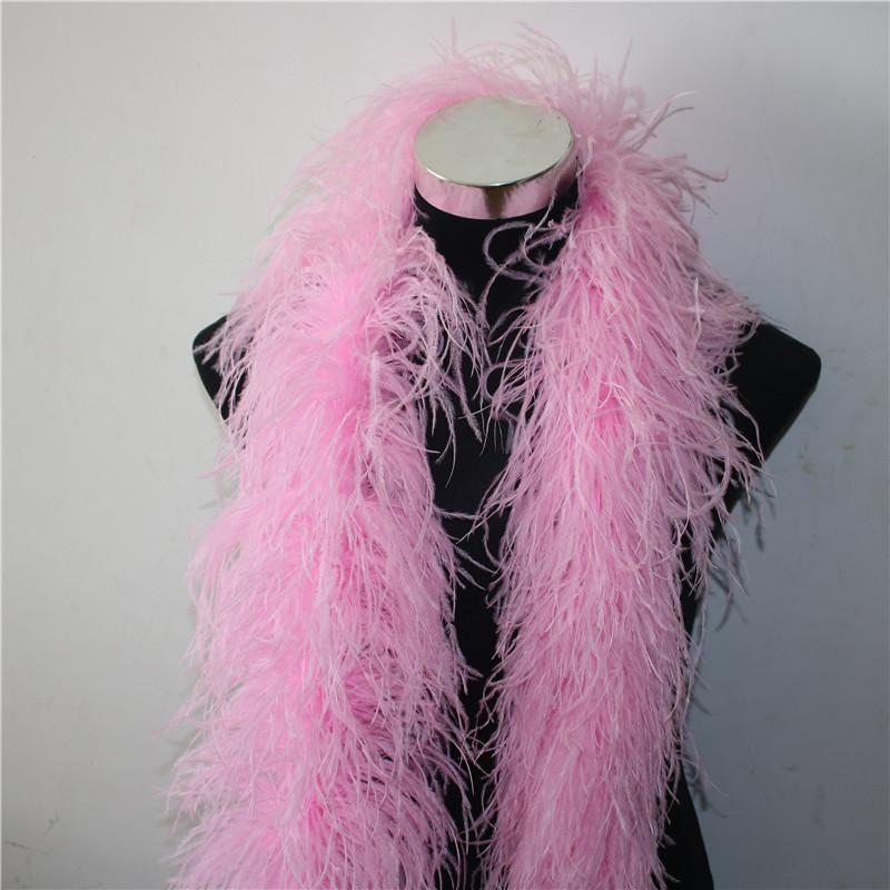 DIY 2 Meters purple ostrich feather boa Trims skirt Party/Costume fluffy ostrich feathers For Crafts DIY wedding decorations Plumes