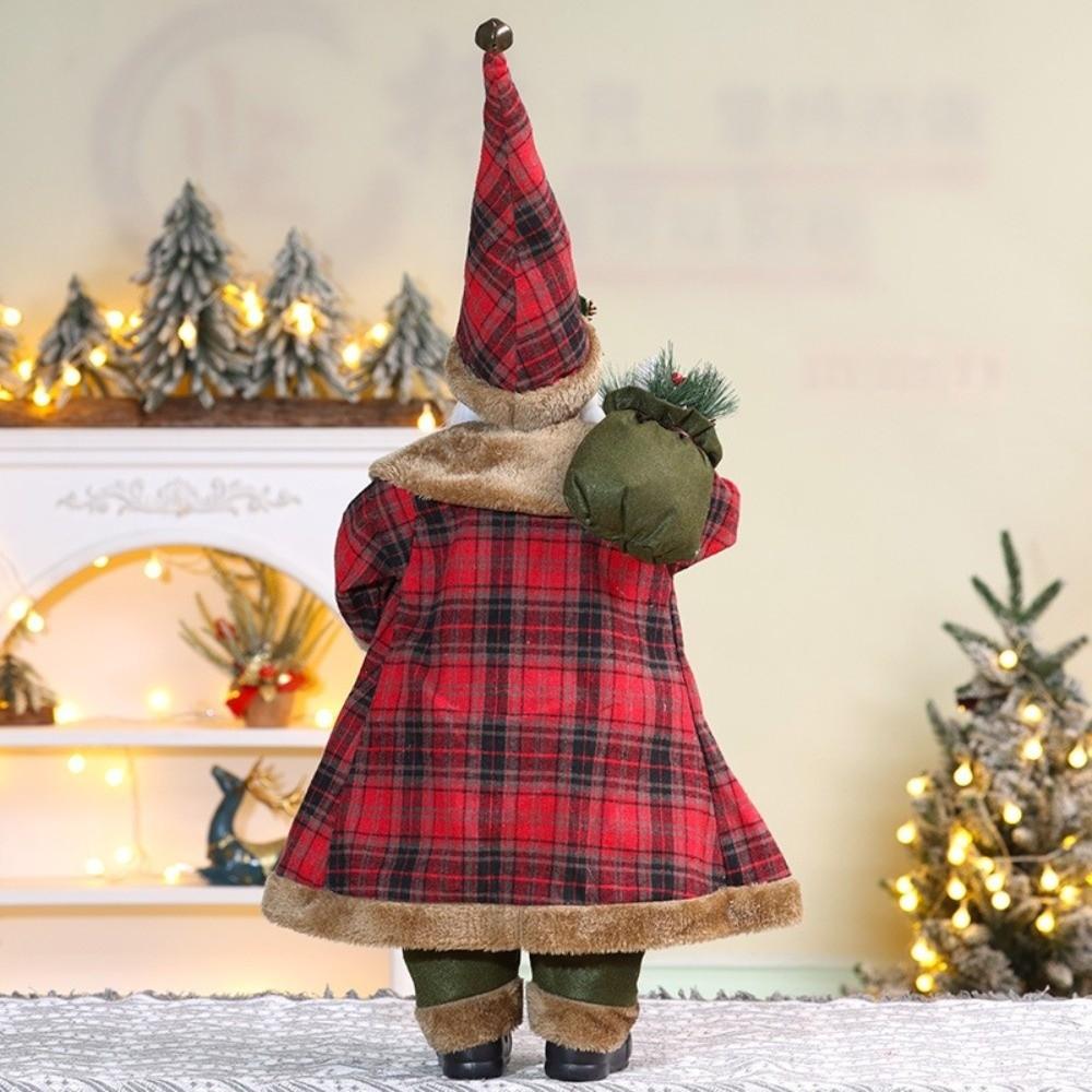 40/60cm Seated Santa Figurine Standing Posture Christmas Figurine Christmas Home Decor