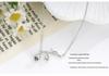 S925 Sterling Silver Lily Flower Necklace with Electroplated Clavicle Chain - Elegant and Luxurious Fashionable Style