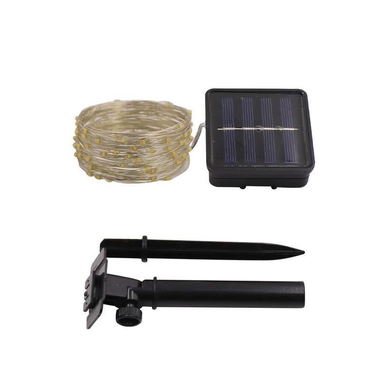 

Guirnalda de luces LED solares impermeables para decoración de jardín, patio y Navidad