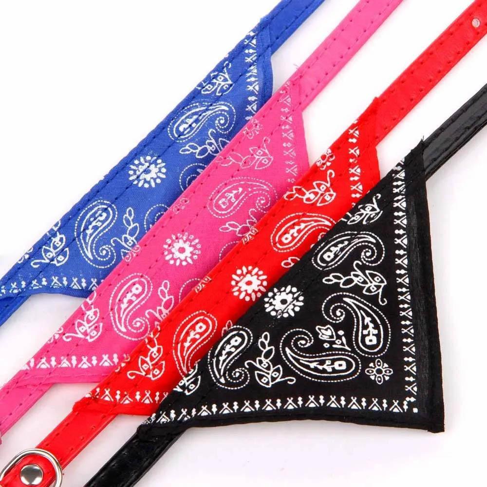 Verstellbares Süßes Bedrucktes Bandana Katzenhalsband Welpen Hund Katze Schal Halsband Verstellbares Dreieckiges Haustier Banadana Halsband für Kätzchen