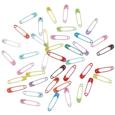250 Épingles de sûreté Petites 0,75 po / 19 mm Mini Épingles de sûreté Colorées Épingles de sûreté en Métal pour Vêtements Couture Loisirs Créatifs Fabrication de Bijoux
