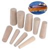9pcs Safety Wooden Plug Stops Emergency Leaks Accessory for Marine Boat Yacht Sailing Fishing
