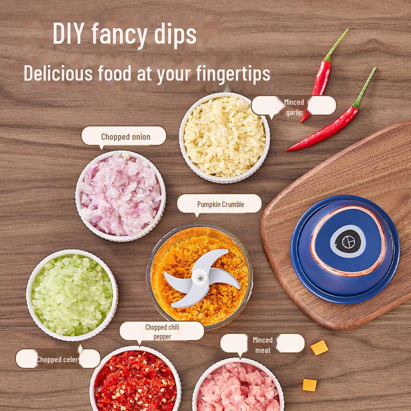 Elektrischer Knoblauchschneider & Presse