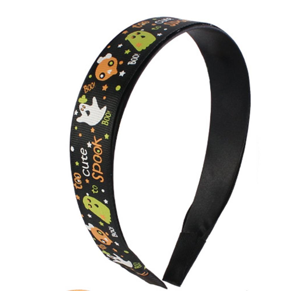 Horrible Skull Head Headband Bat Ghost Bat Print Hairband Halloween Hair Hoop  Girls/Children