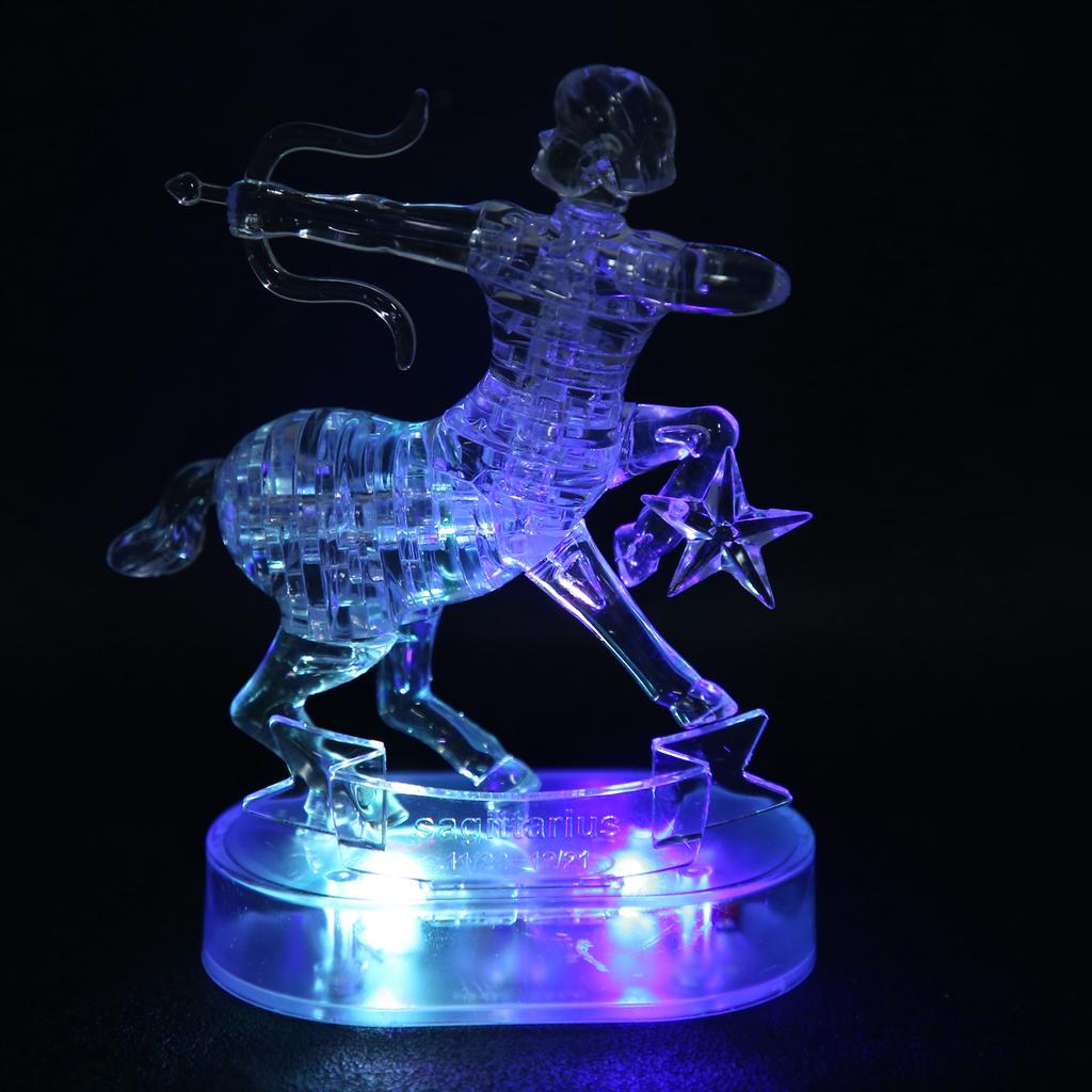 Three Dimensional Puzzle Puzzle Jigsaw with LED Light(Sagittarius )