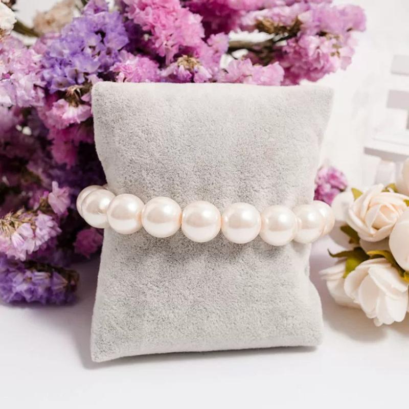 Elegant White Pearl Bracelet for Women, Classic Round Simulated Pearl Bangle, Dainty Wedding Bridal Jewelry, Gift for Mom, Mother's Day Gift