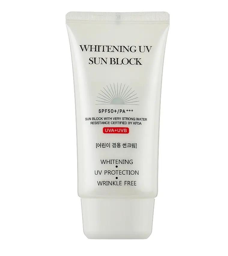 Sunscreen Whitening Cream WHITENING UV SUN BLOCK CREAM SPF50 PA+++ Jigott 70 Ml