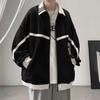 Men's Jacket Casual Loose Fit Versatile Hong Kong Style Baseball Uniform Top For Spring And Autumn