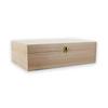 Boite en bois 4 compartiments 31 x 19,4 cm H 9 cm