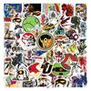 50Pcs Gundam Cartoon Graffiti Stickers Waterproof Diy Decals For Phone Laptop Skateboard Notebook Water Bottle Ipad Car Decor