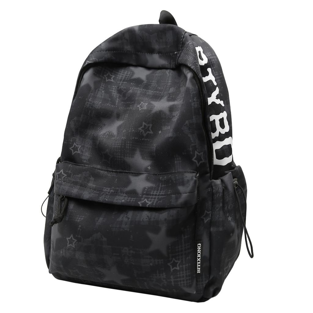 Schoolbag: Forest-style INS new high-look, fresh and sweet printed backpack, lightweight large-capacity backpack for middle and high school students
