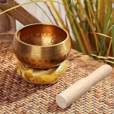 1 Set Of Handmade Singing Bowls Designed For Yoga, Meditation, And Healing - 3.15 Inches/8.0 Cm In Size, Perfect For Mindfulness And Chakra Balancing