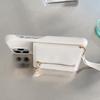 For iPhone 14 Pro Max Case Card Slots Kickstand PU Leather Back Cover with Zipper Pocket, Wrist Strap
