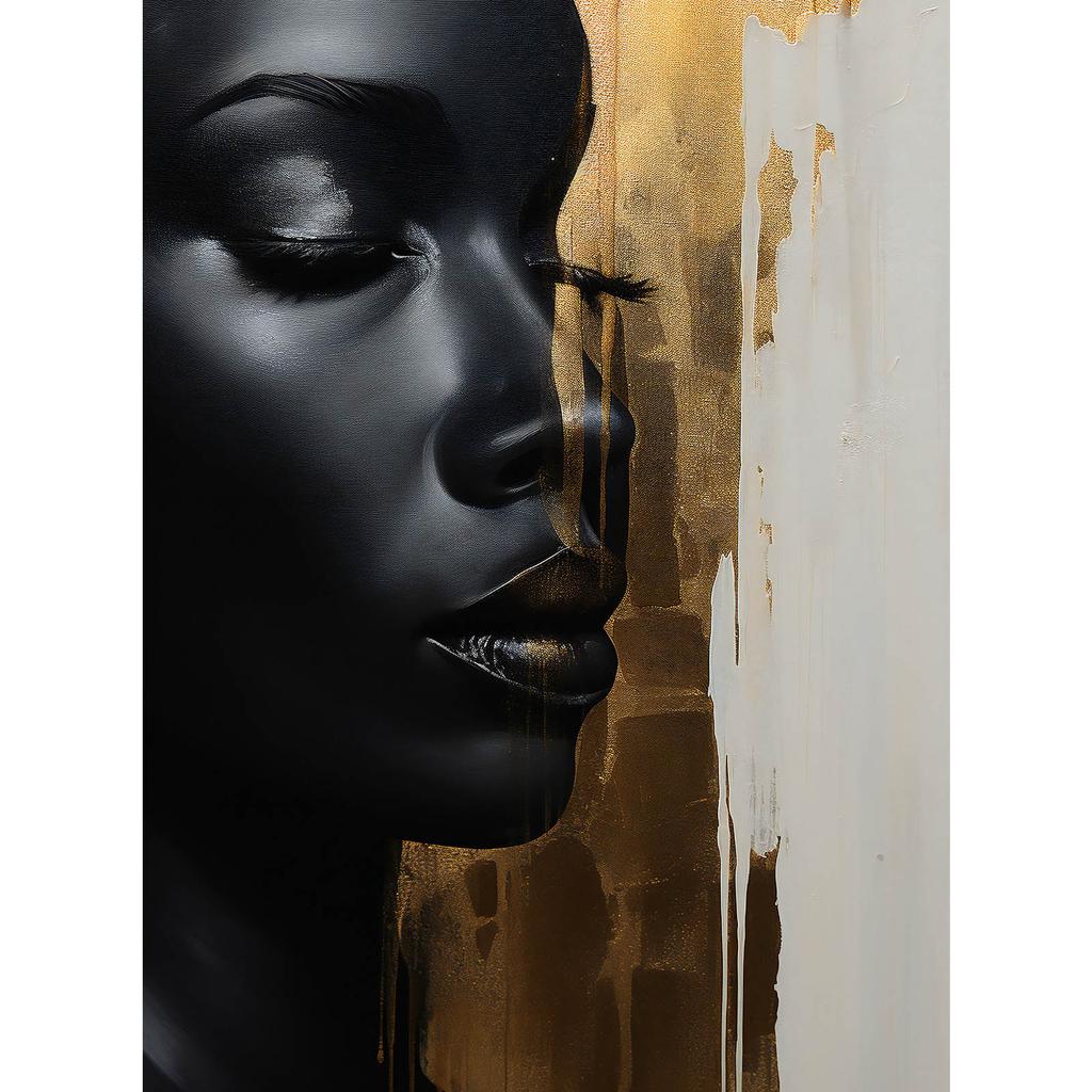 Złota Siła Złota Siła, 70X100 Cm, Rama Aluminiowa Złota, Papier Matowy 230 Gsm