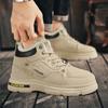 Fashion Men's Snow Boots 2024 Plush Warm High Top Winter Trend Platform Comfort Lace Up Outdoor Warm Cotton Shoes Cold Proof Ankle Boots