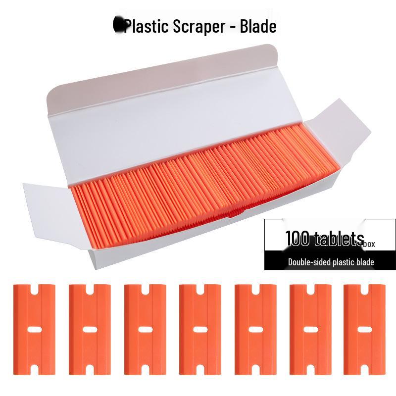 Plastic Small Spatula: Glue Remover & Car Film Tool for Household Cleaning