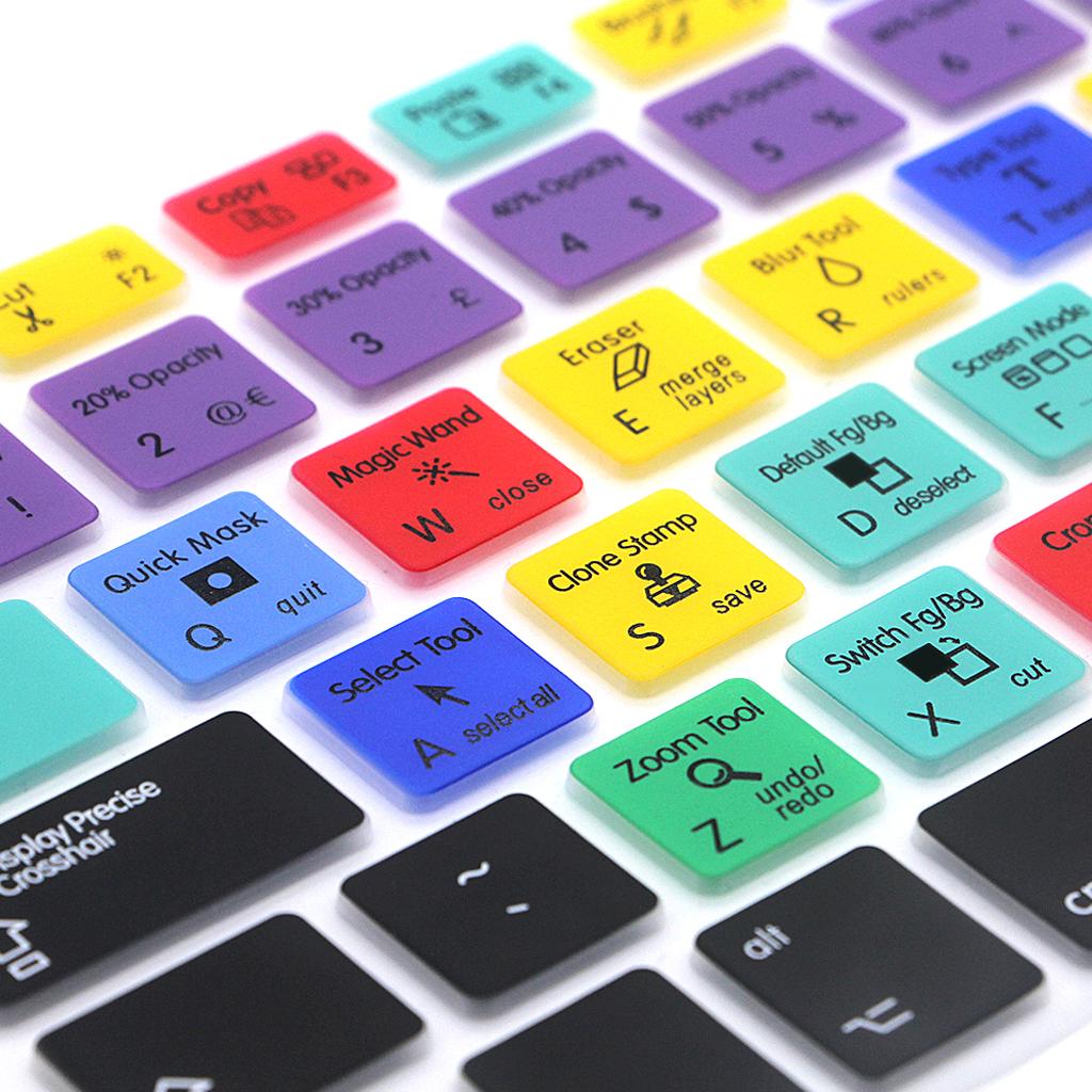 Keyboard Skin Hot Keys Keyboard Cover for 13"A1466 A1369 A1278 A1425