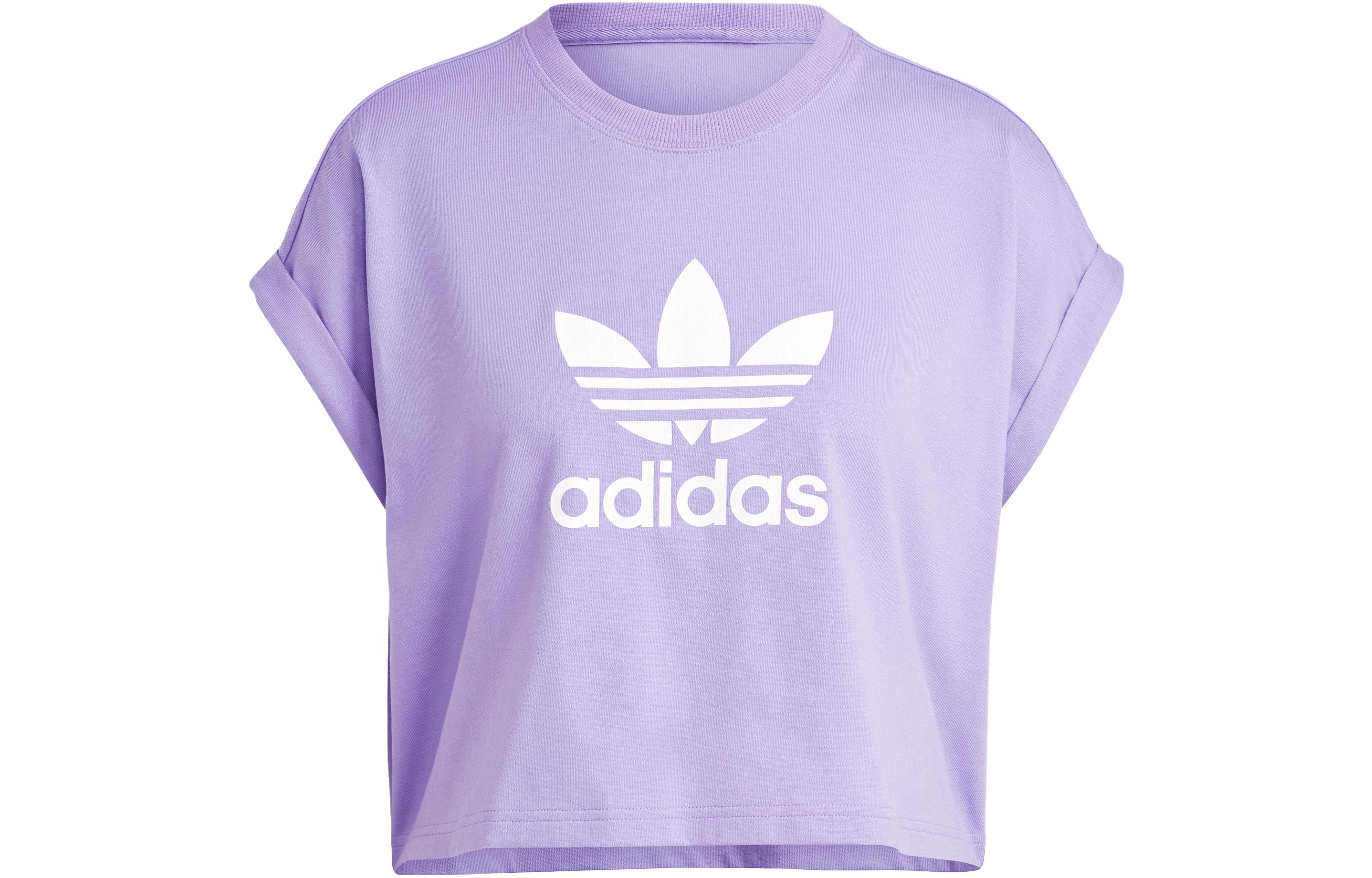 adidas originals Adicolor Classics Short Trefoil Tee  Magic Lilac  IC5468 XL