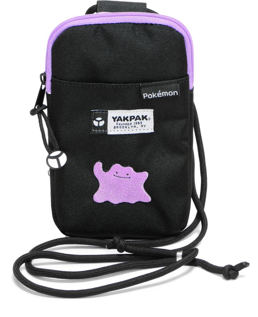 Pokémon YAKPAK Kids' Vertical Shoulder Bag, Black/Ditto