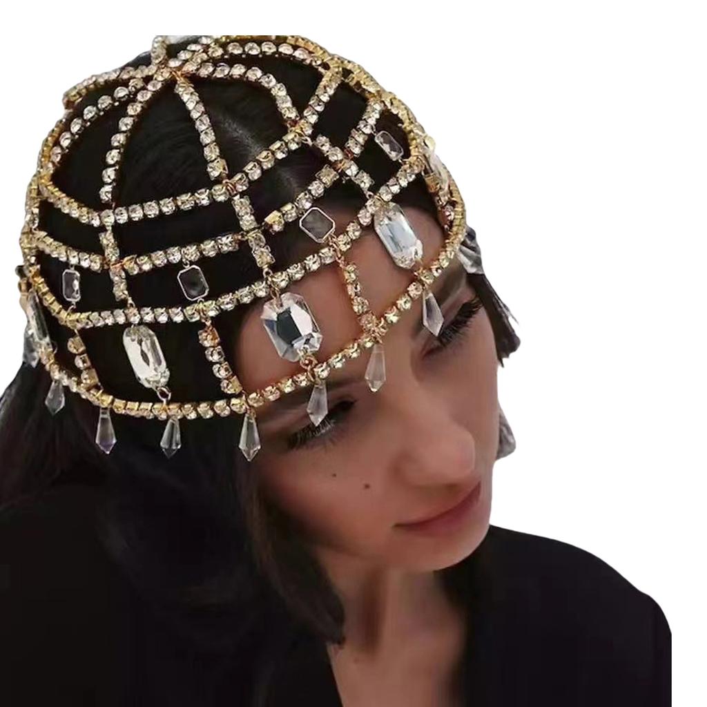Sparkling Rhinestones Headbands Hair Chain For Comfortable Elegant Wear Suitable For Wedding And Formal Event Gatherings