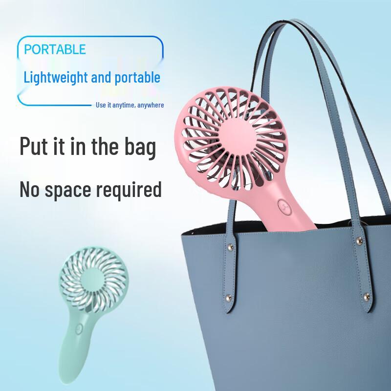 GEERSINUO Portable Handheld & Desktop Mermaid Fan