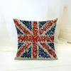 Vintage Style Decorative Throw Pillows Case For Sofa Home Decor Union Jack Flag Polyester Cushion Cover For Sofa Home Decor