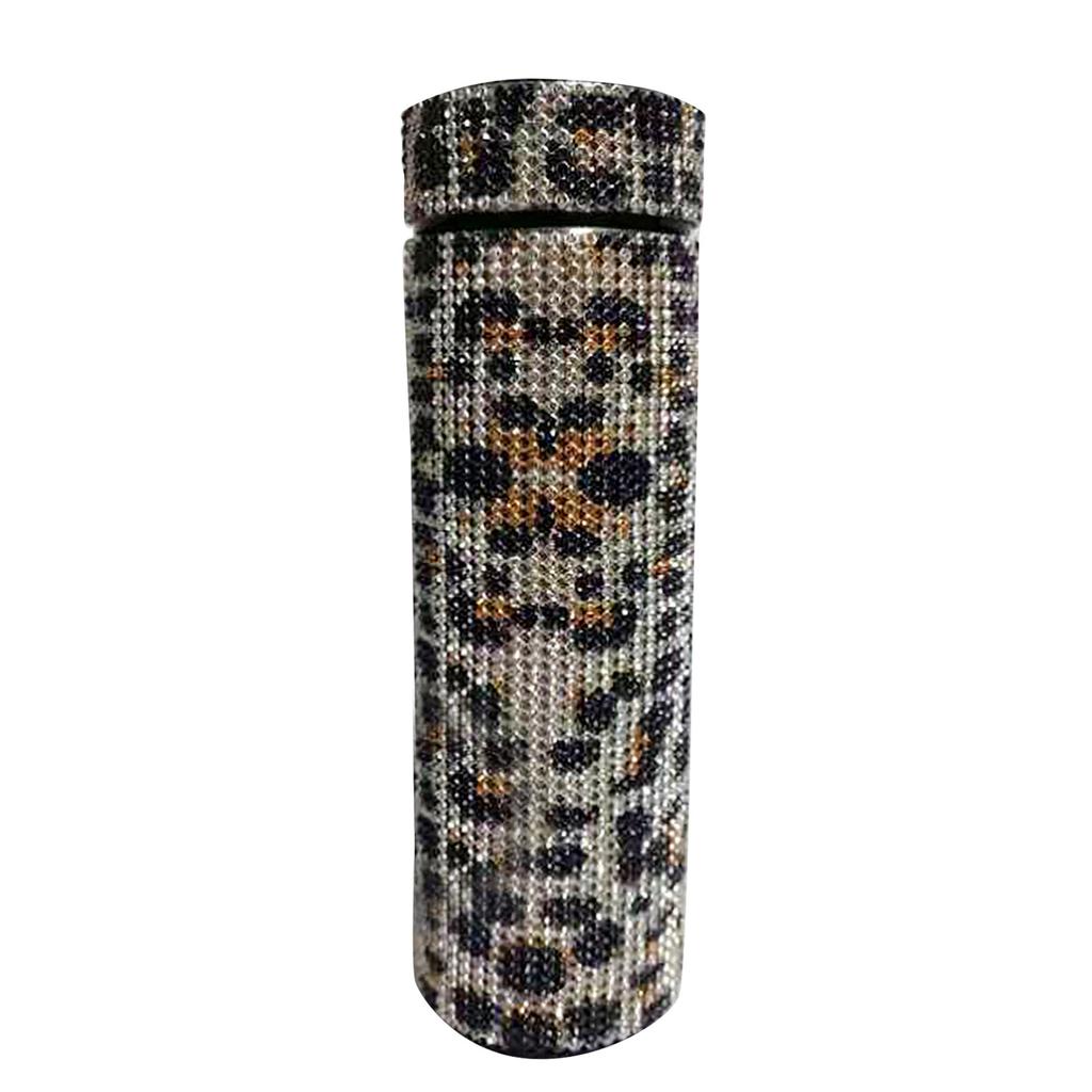 Diamond Thermo Bottle 500ml Water Bottle Stainless Steel Smart Vacuum Flask 1x