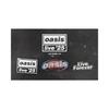 Ensemble de badges de broche de la tournée Oasis Live '25