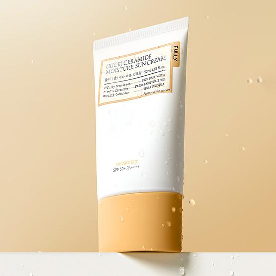FULLY Rýžový ceramidový hydratační sluneční krém SPF 50+ PA++++ 50 ml