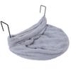 Cat Hammock S Style Plush Space Saving Soft Warm Enhanced Comfort Cat Hammock Bed for Home Indoor