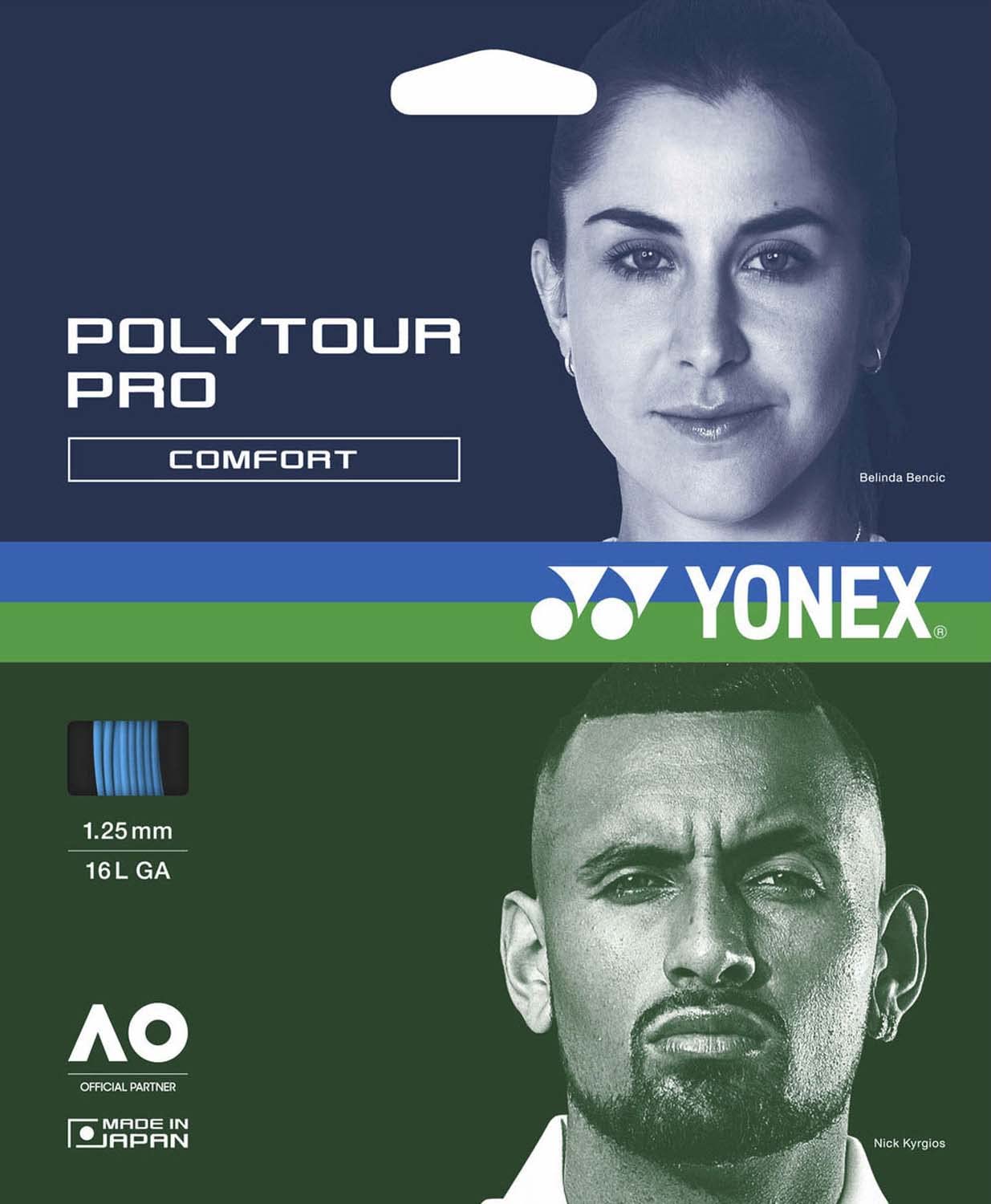 

Струны для тенниса YONEX Polytour Pro 115 Blue PTGP115 (002)