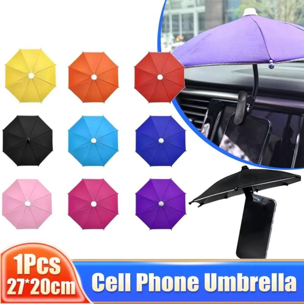 with Clip Cell Phone Umbrella Anti-glare Phone Sun Shield Auto Phone Bracket  Mobile Phone Use