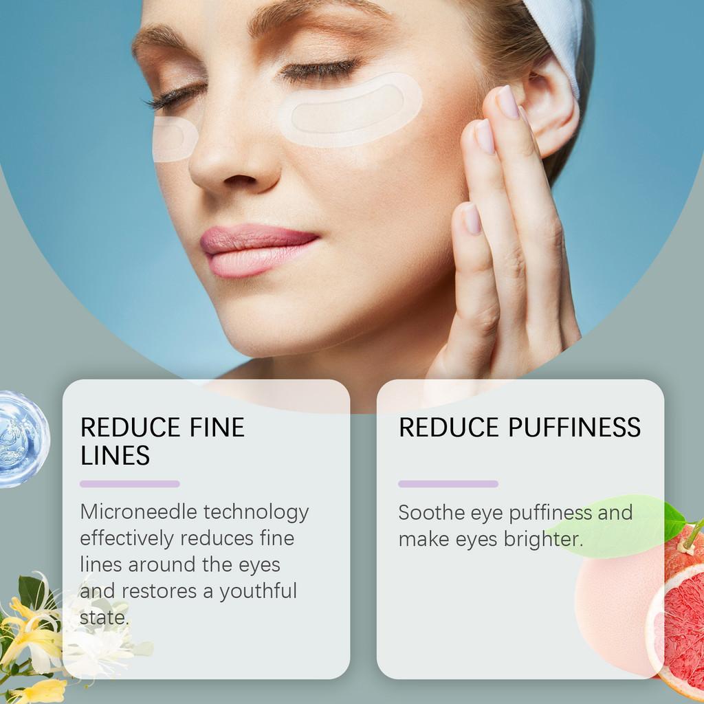 West Month Transparent Hyaluronic Acid Eye Masks For Brightening And Hydrating Skin