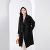 Women's Mid-Length Double-Sided Cashmere Melton Coat, 2025 Autumn/Winter Collection.
