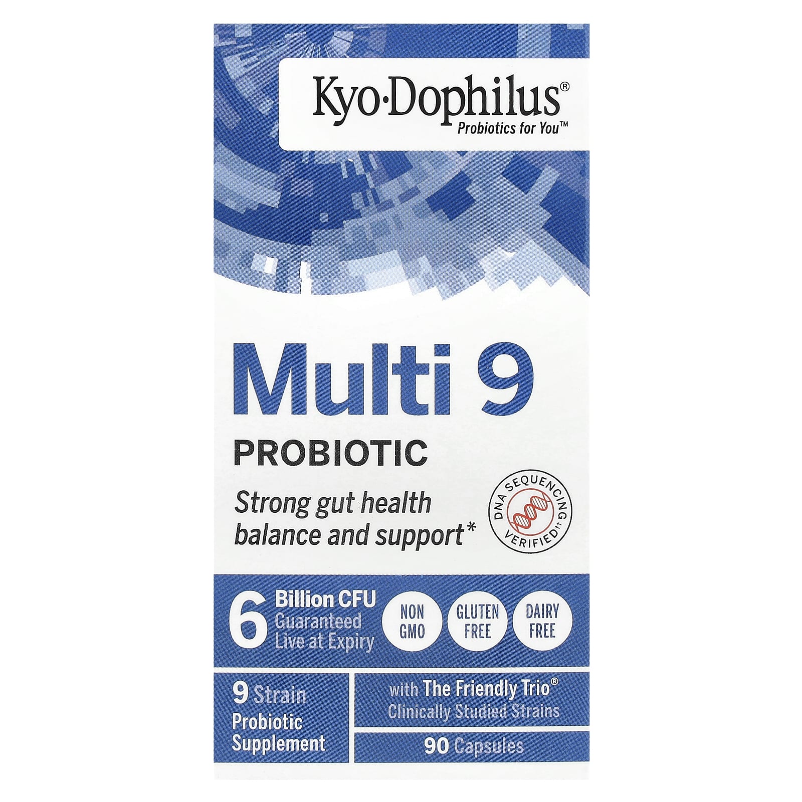 

Kyo-Dophilus®, Multi 9 Probiotic, 6 Billion CFU, 90 Capsules