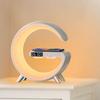 Smart Ambient Light 15W Carregamento sem fio Bluetooth Alto-falante Despertador Casa Inteligente Ambiente