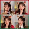 Cute Reindeer Antler Headband - Red Antlers for Autumn/Winter Holiday Hair Accessory