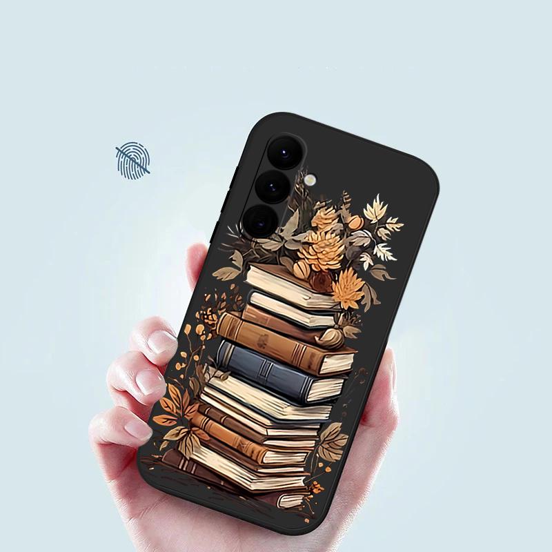 Book Print Case For Samsung Galaxy S24 S25 FE S26 S25 S23 S22 Ultra A17 A56 A16 A55 A25 A15 A36 A54 5G Lanyard Soft Cover