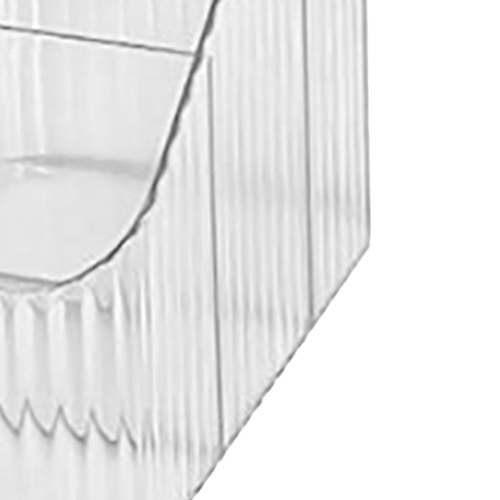 Pen Holder with 3 Compartments PP Transparent Makeup Brush Holder Desktop Stationery Organizer for Bedroom Dorm School