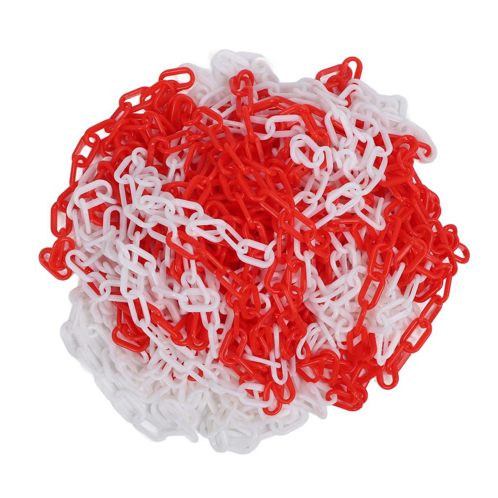 Traffic Chains 6mm Diameter ABS 25m Long Safety Barriers Links for Gardens Parking Lots Road