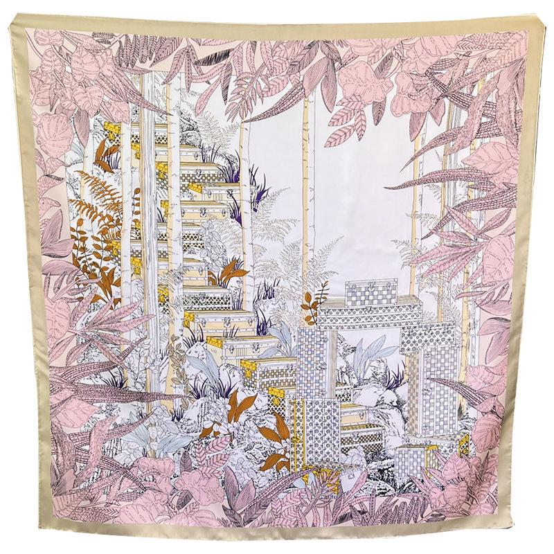Xiaoxiangfeng 111 Mulberry Silk Scarf Women's Digital Printing 91 Twill Process 16 Mmi Thickened Gentle Wind Spot