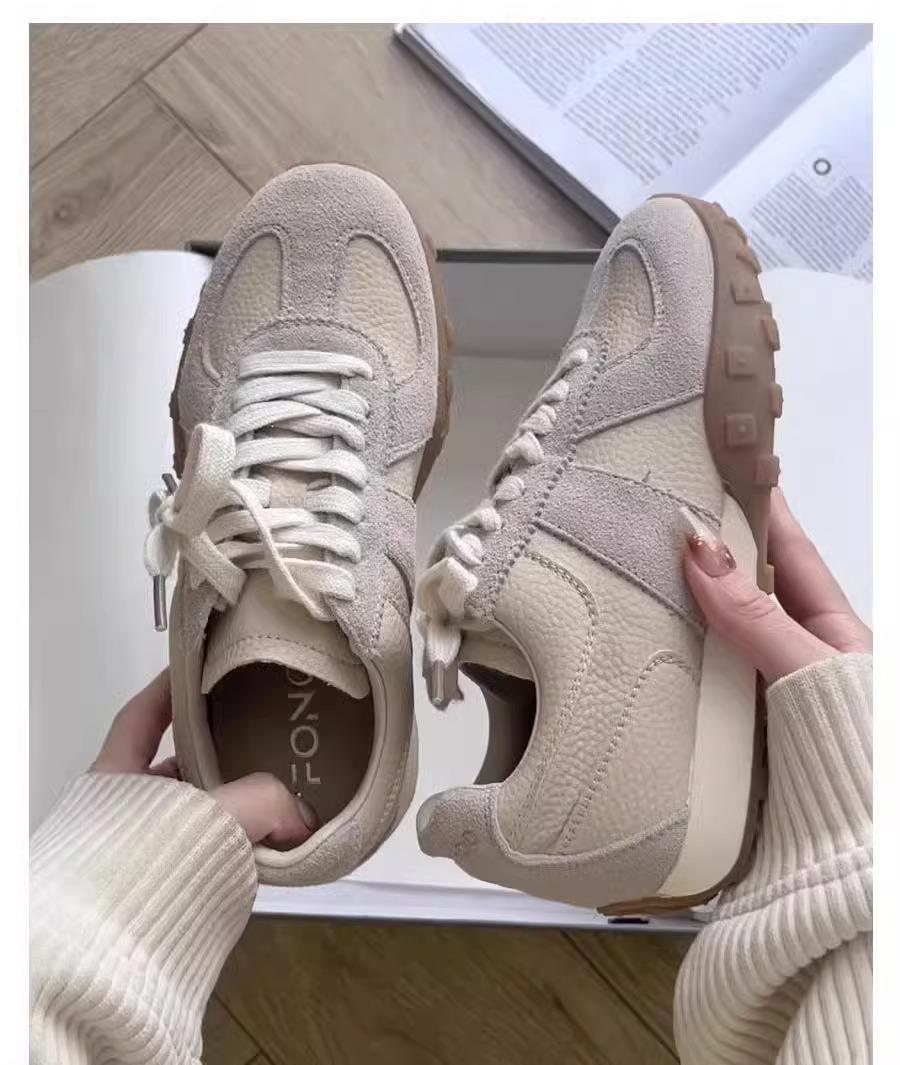 

Женские кроссовки в стиле ретро пэчворк 2024: Мягкая подошва, повседневный и стильный - Вдохновлено Форрестом Гампом 38 грязно-белый