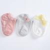 3 Pairs/lot Spring Baby Solid Color Cotton Socks Infant Floor Socks Children Girls Soft Anti-slip Boat Socks  0-5 Years