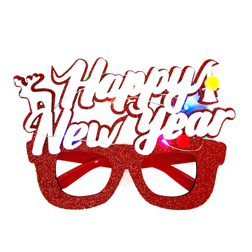 2024 Christmas Eve Glasses Celebration Party Eyewear Frame Newyear Party Supply