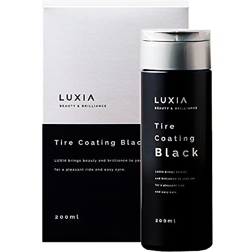

Luxia Car Coating Agent Tire Wax Superb Shine Durability Contains High Purity Silicone Resin Water Repellent Easy Application 200ml