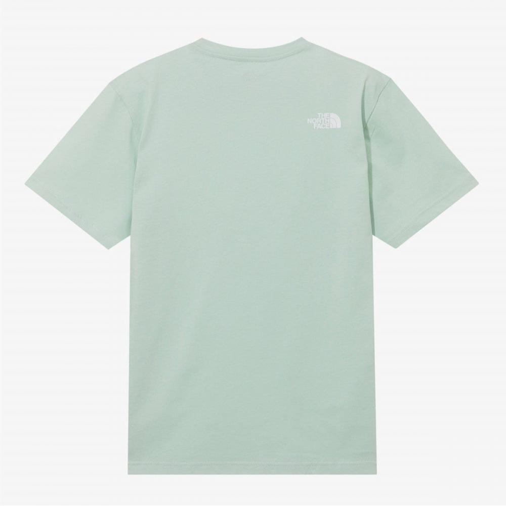 The NorTh Face CoTTon ShorT Sleeve Round T minT nT7ur00n