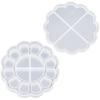 STOBOK DIY Silicone Flower Lace Storage Box Mold with Lid, Epoxy Resin Art Crafts Mold for Jewelry, Candle Holder, Beads Container, 5.15 X 5.15 X