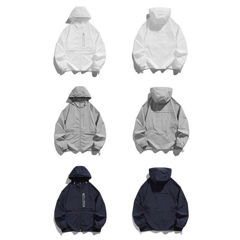 Wassup Cooling Upf50+ High Protection Sunscreen Jacket for Men, Uv Protection, Lightweight, Quick-Drying, Outdoor Simple Hooded Jacket
